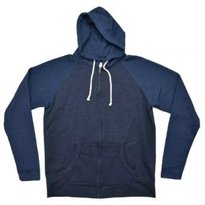 Blue Champion Apparel Full Zip Hoodie Womens Large